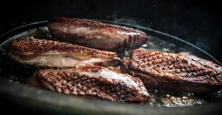 Geraeucherte Entenbrust