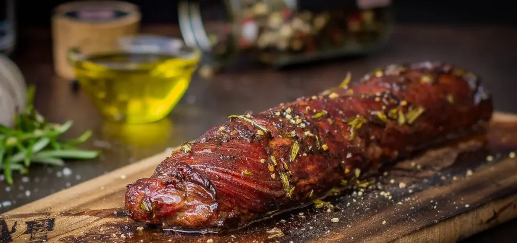 Schweinefilet von der Planke